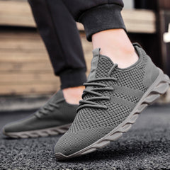 Men's Outdoor Lace Up Fabric Sneakers