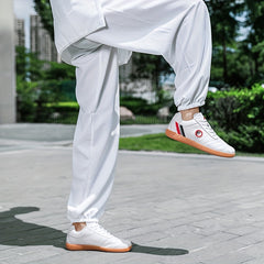 Women's Faux Leather Skate Shoes Lightweight Flat Sport Shoes
