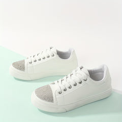 Sparkly Skate Shoes Rhinestone Glitter Sneakers
