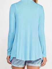 Open Front Long Sleeve Cardigan
