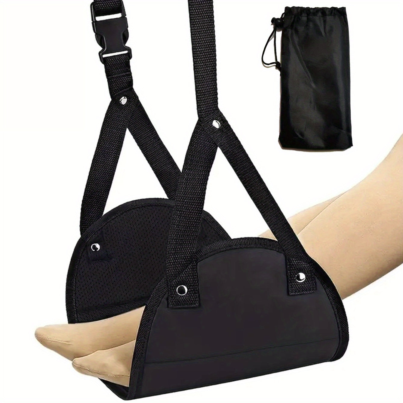 Airplane Footrest Hammock Leg Rest Travel Accessory