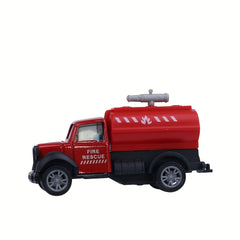 6pcs Kids Toy Cars Pull Back Fire Engine Model Boys Inertia Car