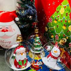 1pc Inflatable Christmas Ball with LED Lights and Remote Control