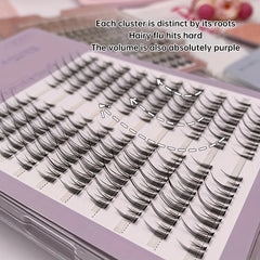 One Piece False Eyelashes Wispy Curling for Natural Sunflower