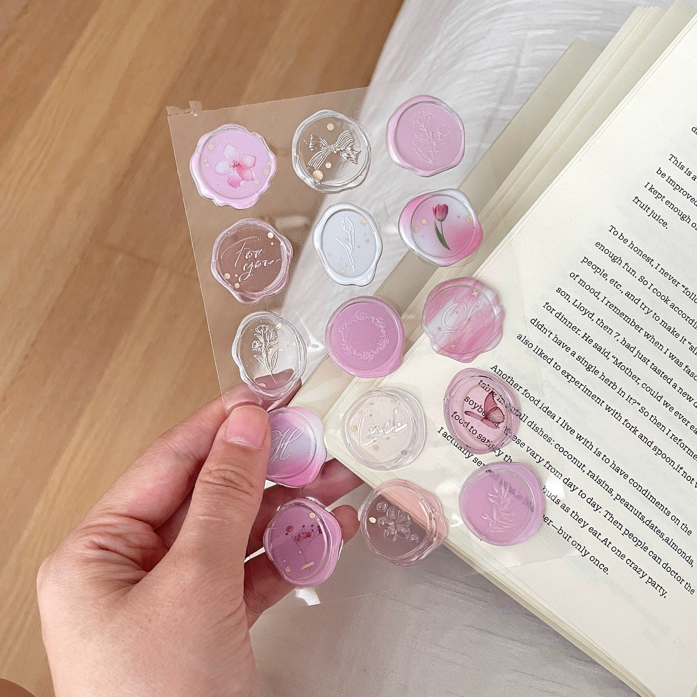 3D Sealing Wax Stickers Journal Decoration Small Stickers