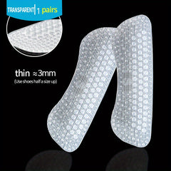 Silicone Heel Stickers Heels Grips Anti Slip Heel Cushions Non Slip Inserts Pads