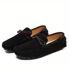 Men's Bowknot Loafer Shoes Non slip Moccasin Spring Summer
