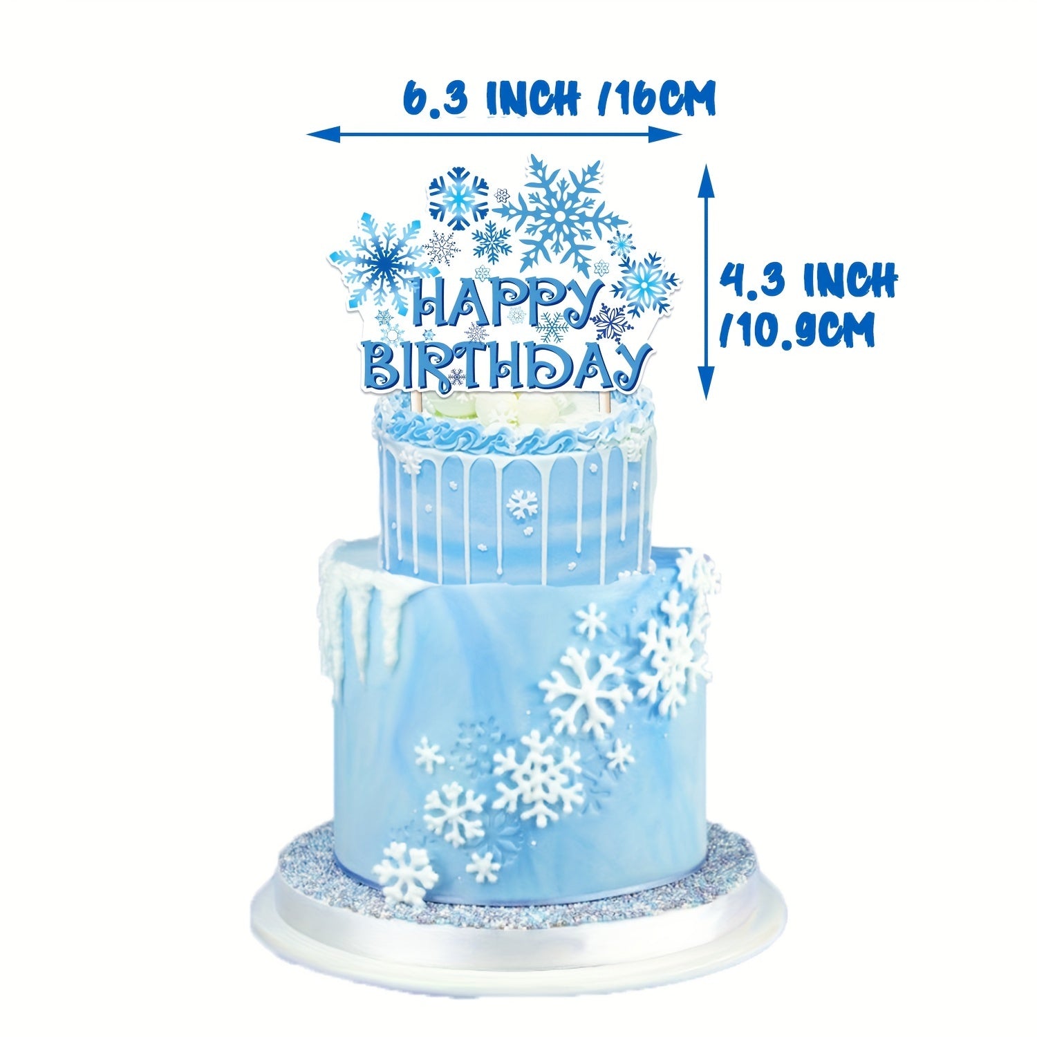 Snowflake Theme Party Decoration Set