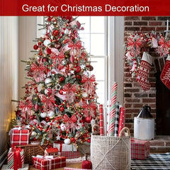 Colorful Mesh Ribbon Roll 25 9 14m Christmas Decor Material
