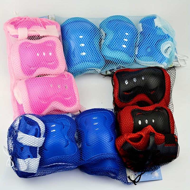 6pcs Kids Protective Gear Set for Roller Skating Cycling Skateboarding