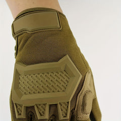 2pcs Men's Winter Waterproof Gloves Anti Slip Touch Screen Fleece Gloves