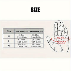 Off-road Full Finger Gloves Touch Screen Wind Cold Resistant