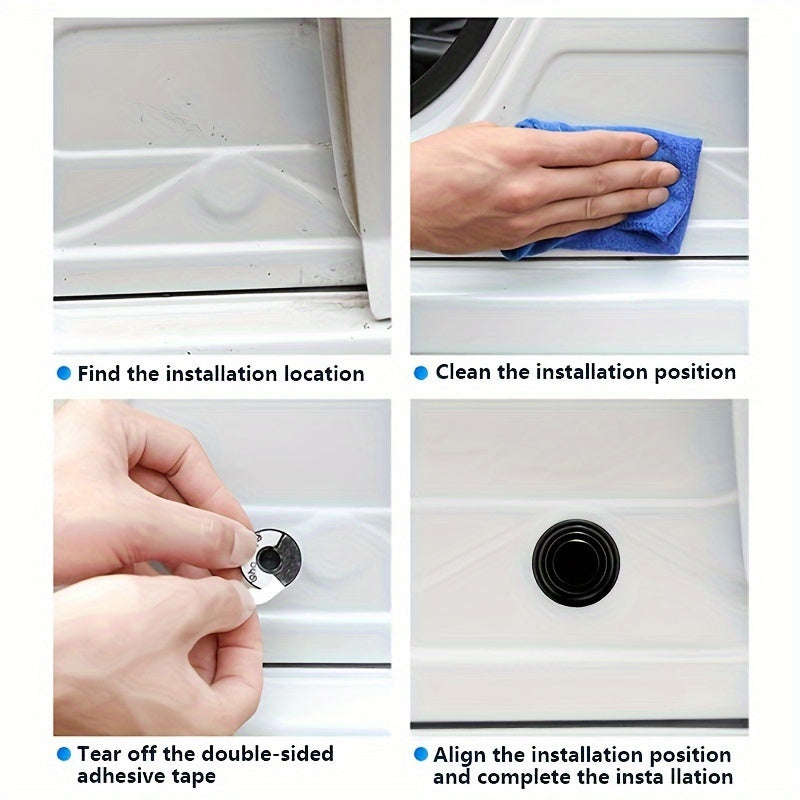 Car Door Shock Absorbing Cushion Anti-collision Strip Rubber Pier