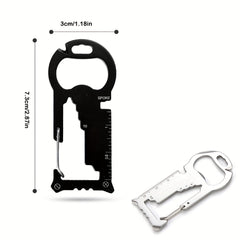 Multitool Card w/ Bottle Opener Screwdriver Key Ring