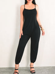 Sleeveless Spaghetti Strap Jumpsuit for Women