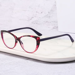 Leopard Cat Eye Reading Glasses for Women