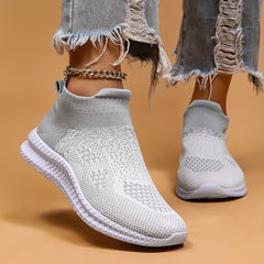 Women's Lightweight Road Running Shoes Non-slip Comfortable Socks Shoes