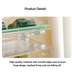 Toy Car Model Storage Box High transparent PVC Display Model Car Garage