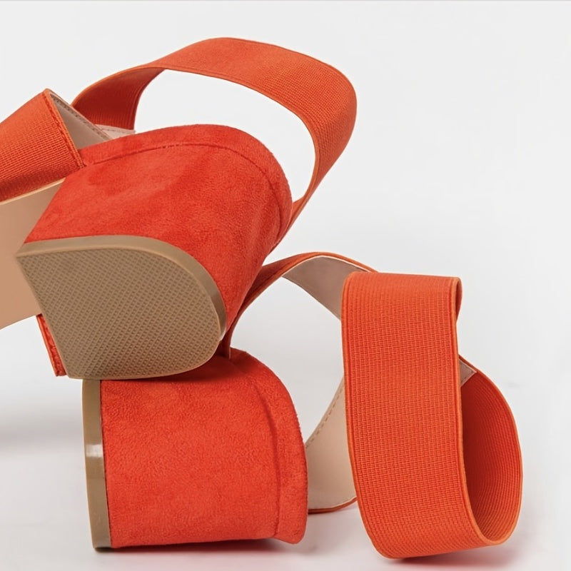 Women's Block Heel Ankle Strap Sandals for Daily Wear