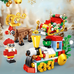 Christmas Building Blocks Transformable Shapes DIY Educational Toy