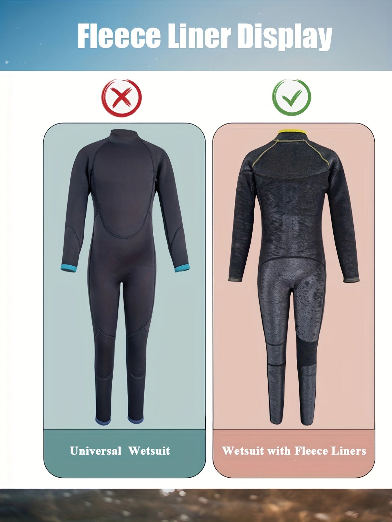 Neoprene Long Sleeve Diving Suit for Girls Boys 3-5mm