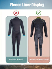 Neoprene Long Sleeve Diving Suit for Girls Boys 3-5mm