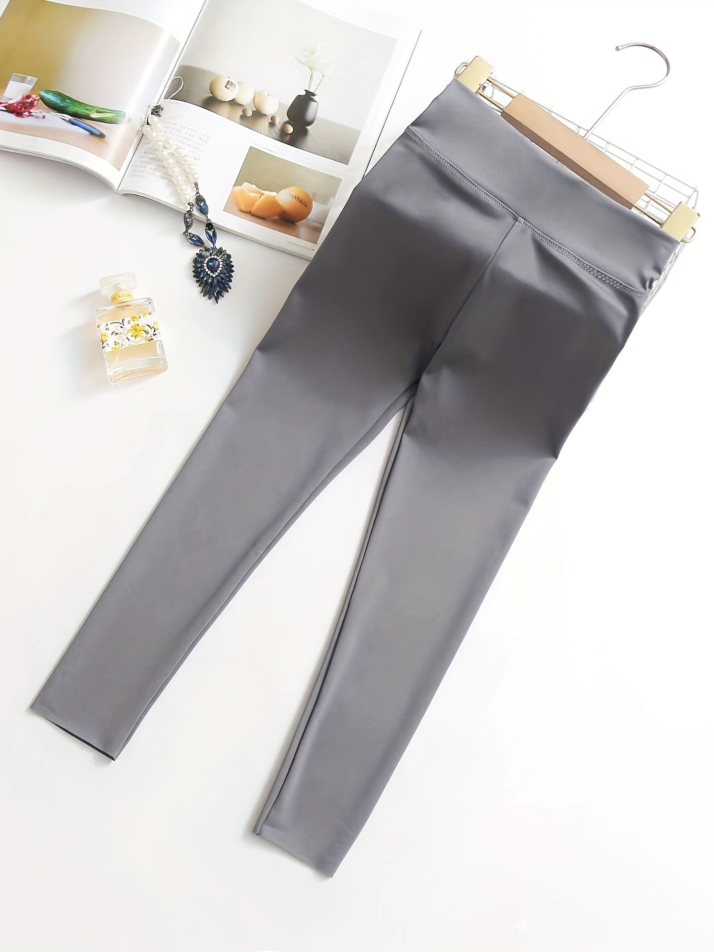Girls Athletic Yoga Leggings High Waist Tight Slim Pants