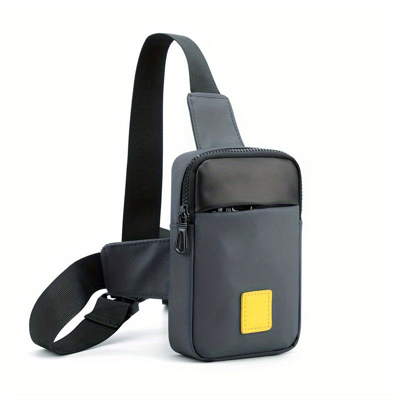 Casual Chest Bag Crossbody for School Office Passport Money Cell Phone Holder