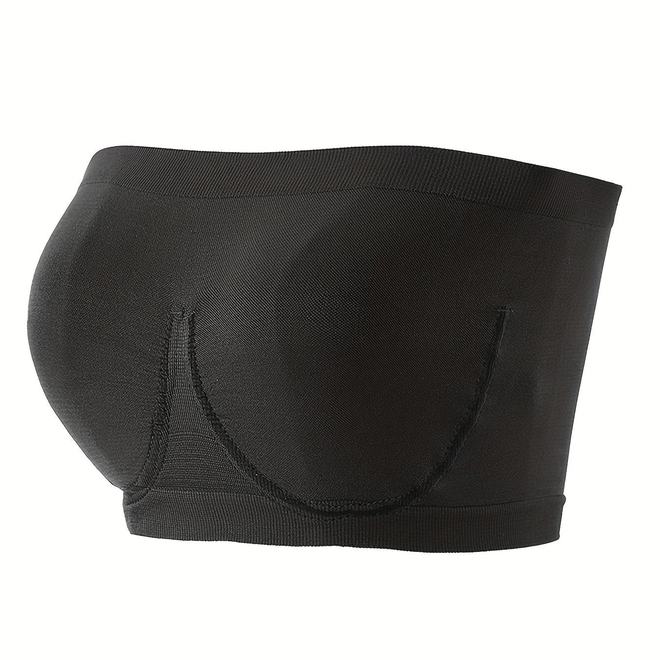 Seamless Non Padded Sporty Bandeau Bra