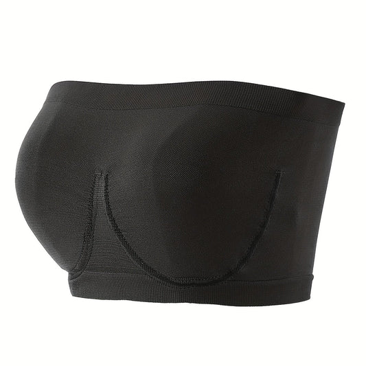 Seamless Non Padded Sporty Bandeau Bra