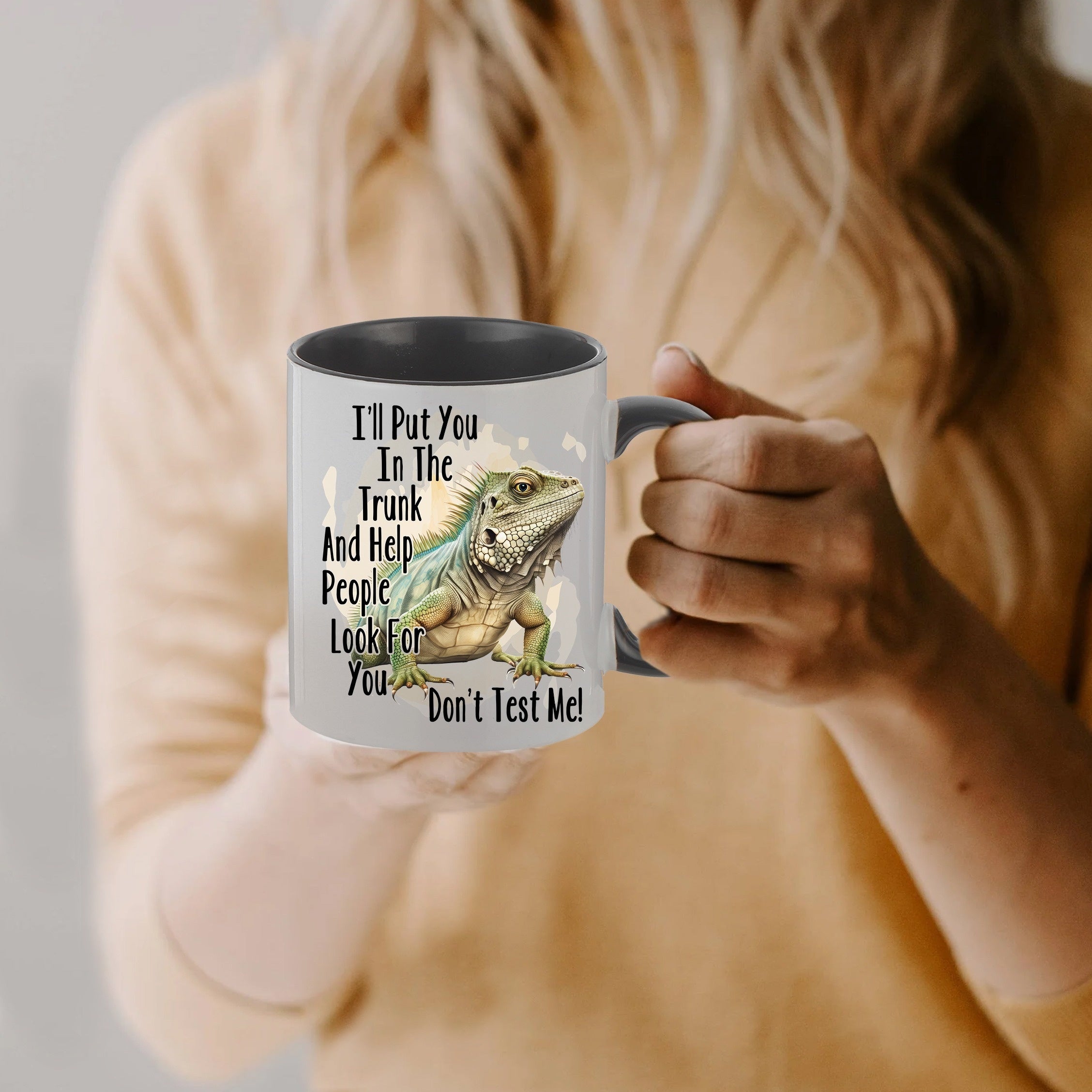 Crocodile Ceramic Mug 11oz Coffee Cup Gift For Mom Friends