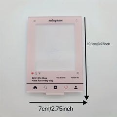 Acrylic Frame 3" Photo Display Frame Souvenir Frame