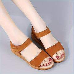 Women's Anti-slip Sports Sandals Hook & Loop Fastener Platform Beach Sandals