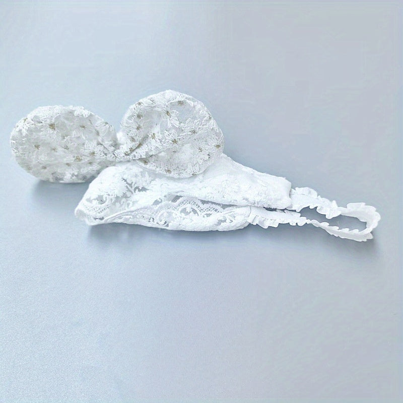 Baby Embroidered Bow Knot Headband Hairbands For Girls Newborn