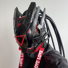 Punk Luminous Masks Halloween Party Decorative Masks for Men Women