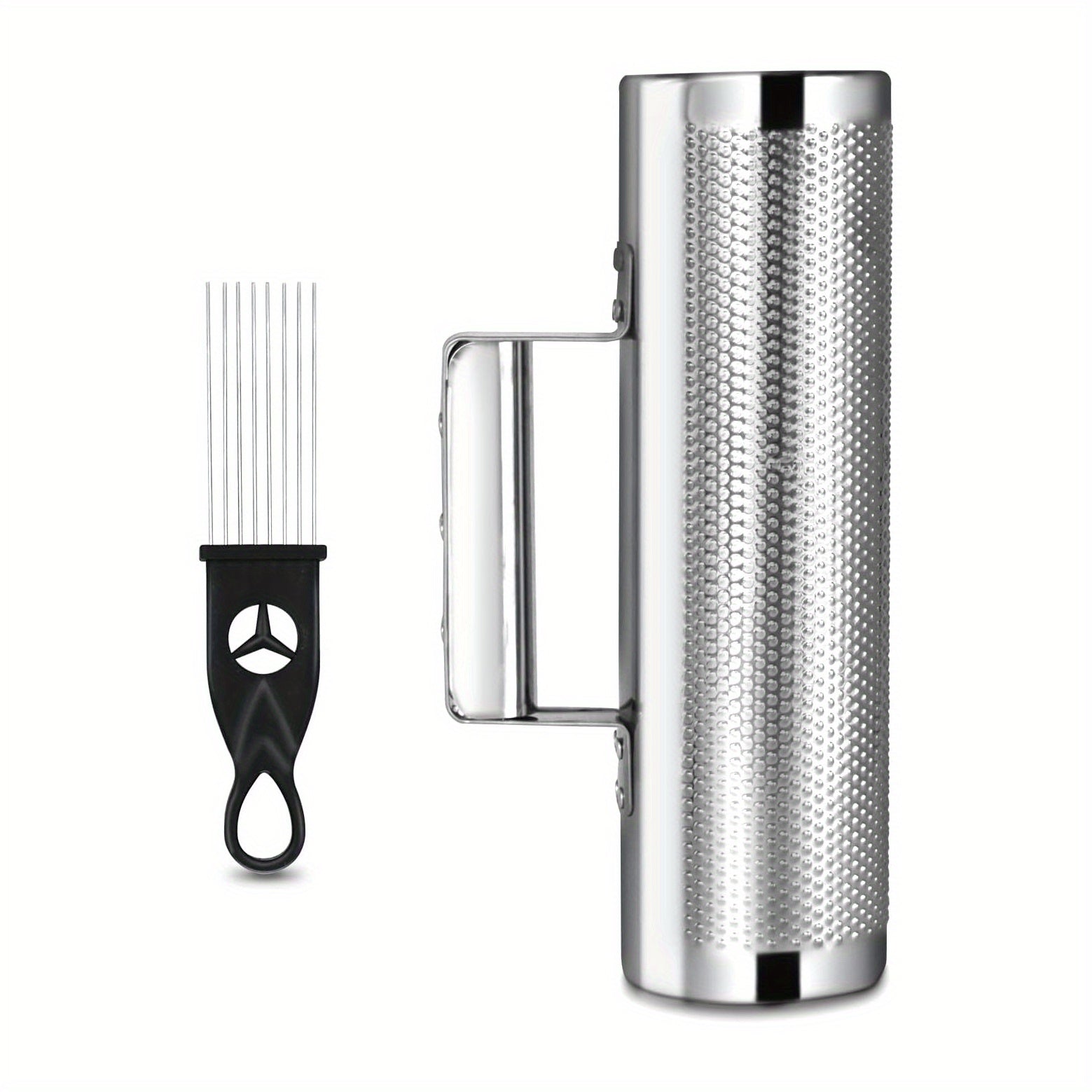 Stainless Steel 30cm Guiro Instrument With Scraper