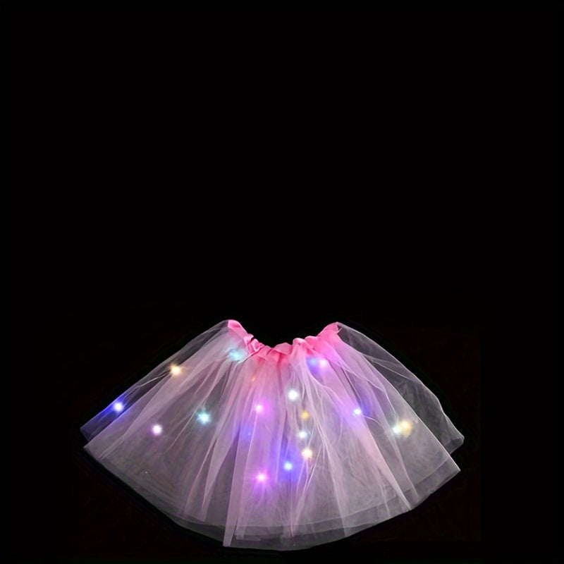 LED Glowing Tulle Skirt for Ballet Performances