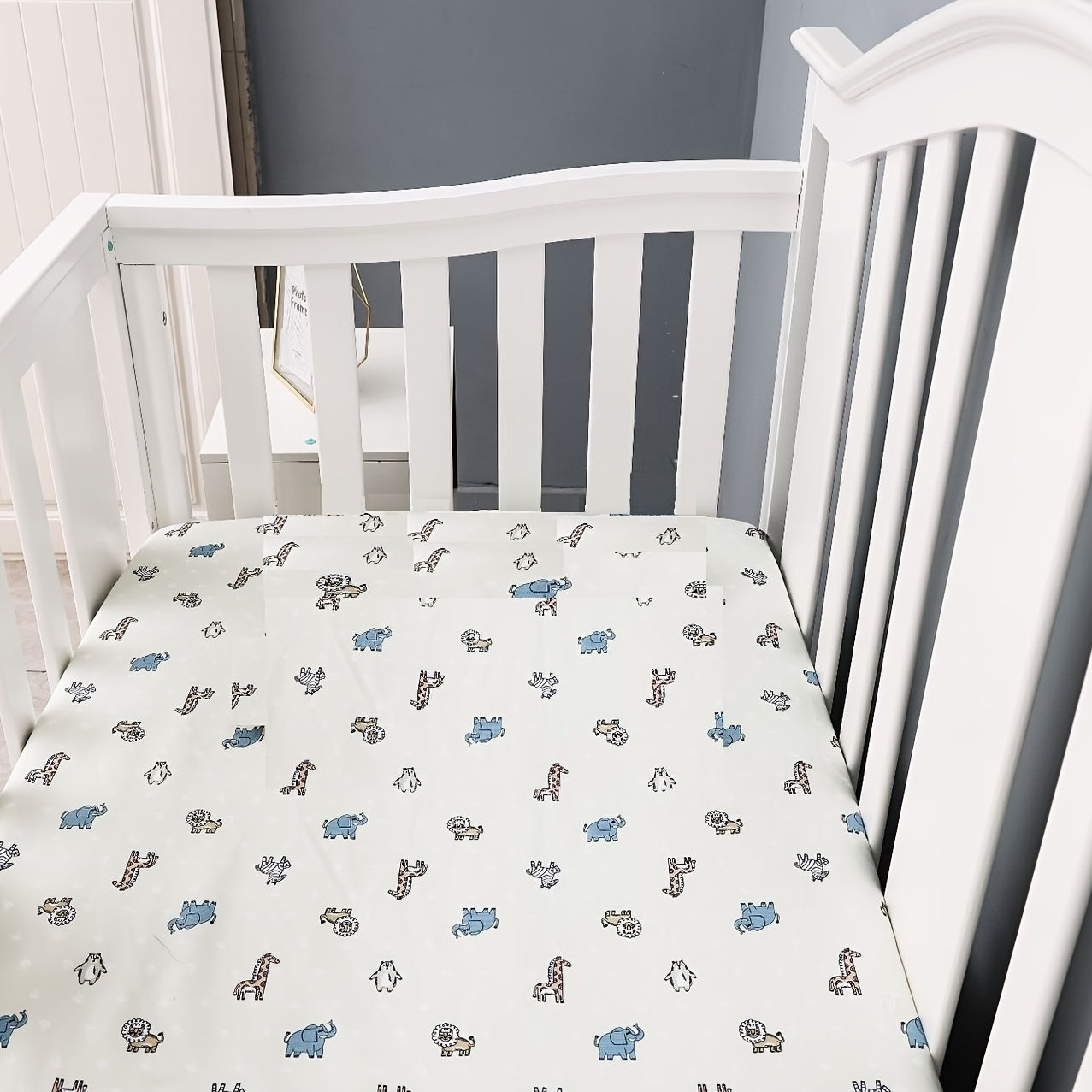 3pcs African Animals Print Baby Bedding Set For Children Nursery Kids