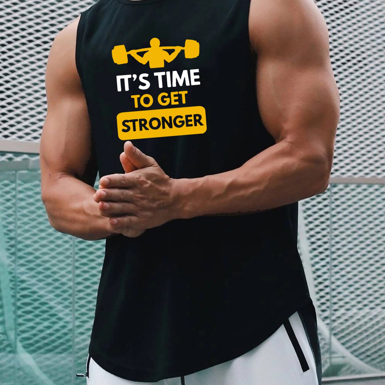 Men's Quick Dry Sleeveless Shirt Active Moisture Wicking Tank Top