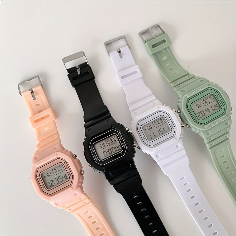 LED Digital Couple Watches Waterproof Casual Wrist Watch