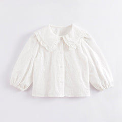 MARC&JANIE Girls Cotton Casual Button Down Blouse