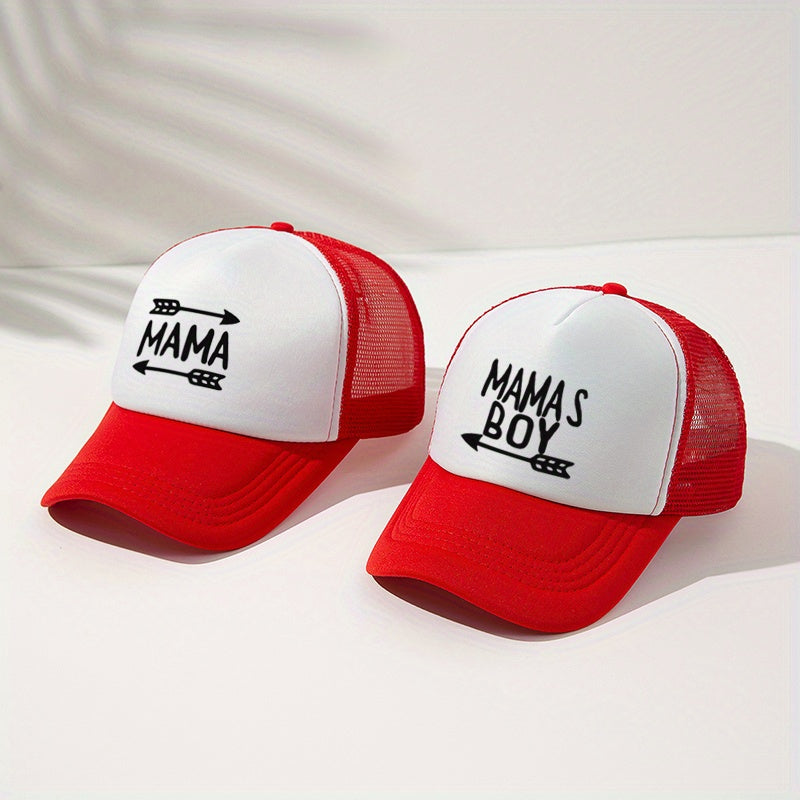 Parent Child Set Mama Mesh Baseball Cap Sunshade Peaked Cap for Toddler