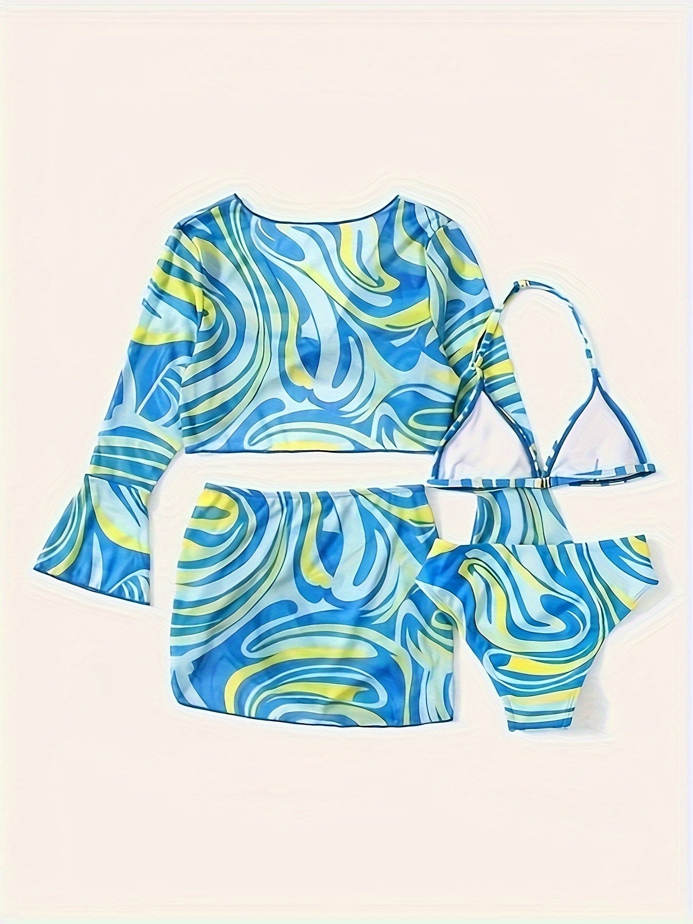 Girls Bikini Swimsuit Set Beach Summer Clothing