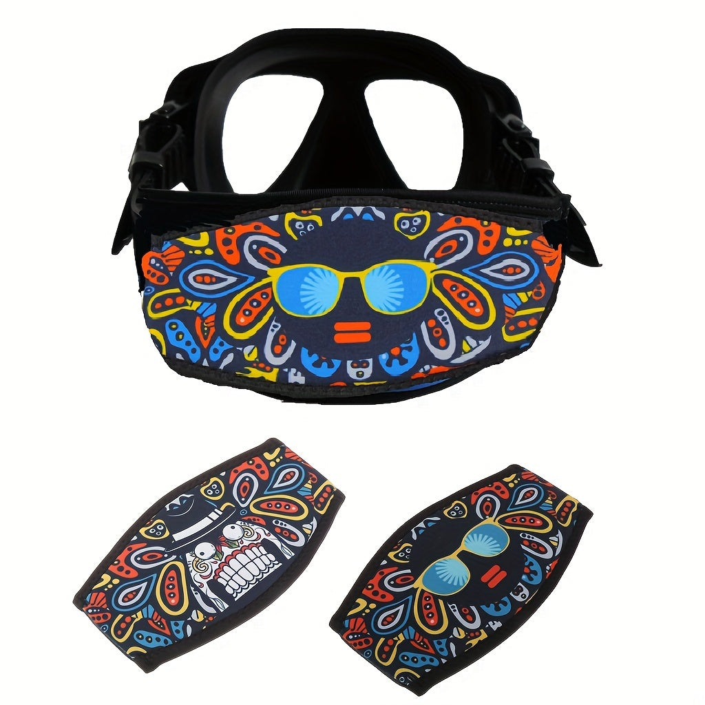 Neoprene Snorkeling Mask Strap w/ Padded Protection for Scuba Diving & Outdoor