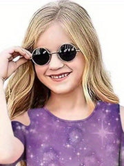 Summer Girls Fancy Horse Cartoon 3D Print Dresses Kids Party Princess Dress