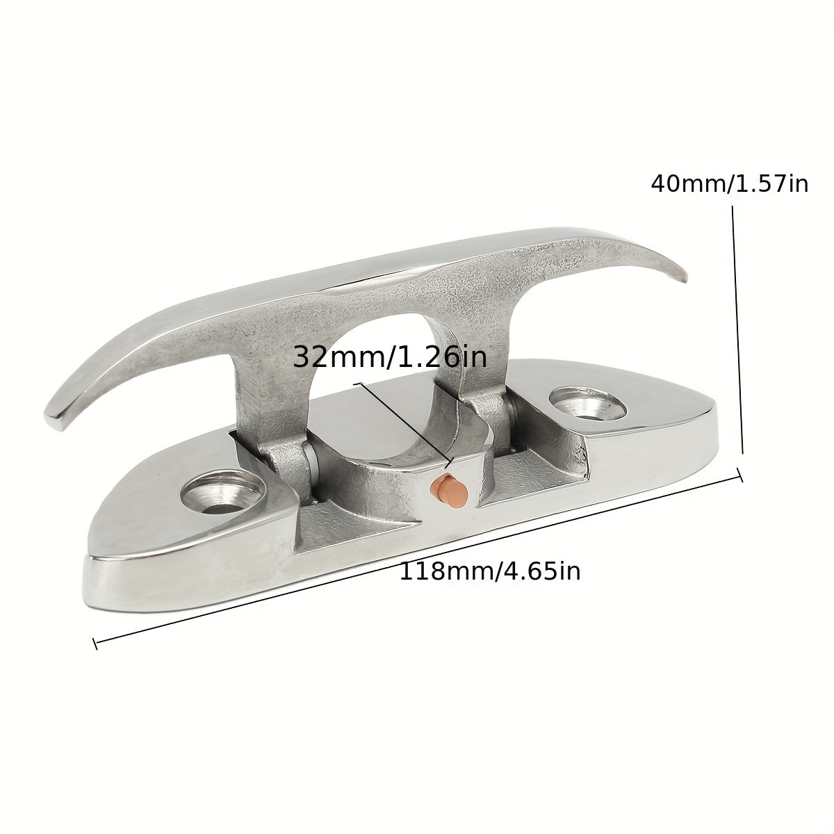 Marine Yacht Hardware Folding Rope Pile SS316 Stainless Steel