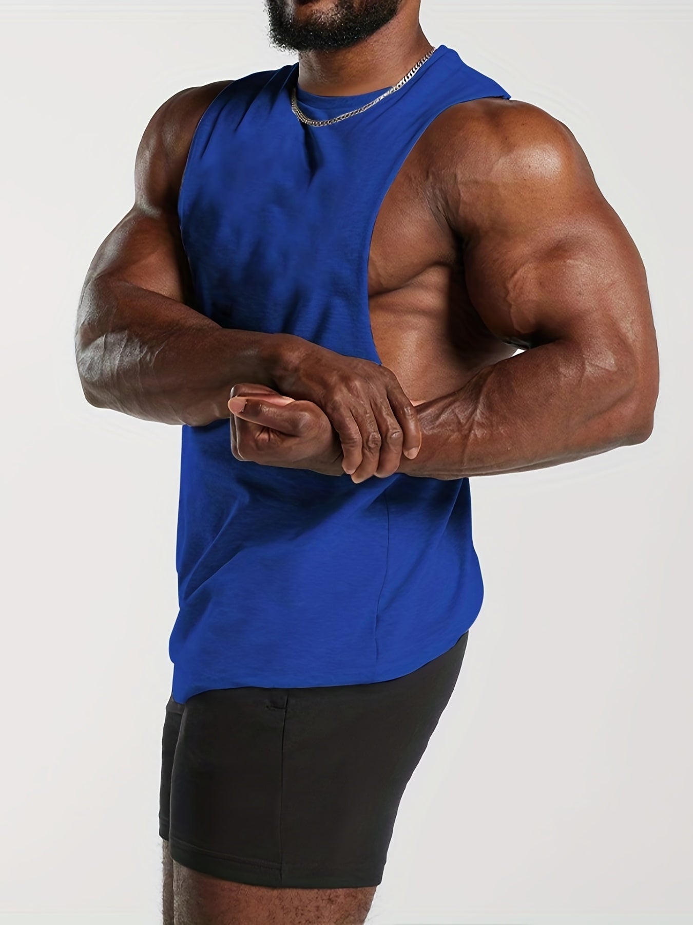 Men's Sleeveless Sport Vest Tank Top for Workout Training Gym