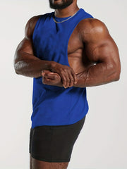 Men's Sleeveless Sport Vest Tank Top for Workout Training Gym