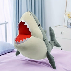 Giant Tooth Shark Plush Toy Stuffed Marine Animal