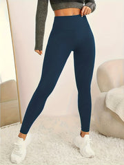 High Waist Butt Lifting Yoga Pants Skinny Tummy Control Sports Long P